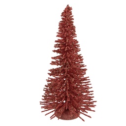 [66319P] Decorazione Albero di Natale Rosa Color oro Ø 17x30 cm