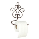 Toilet Roll Holder Hanging Brown 17x7x22 cm