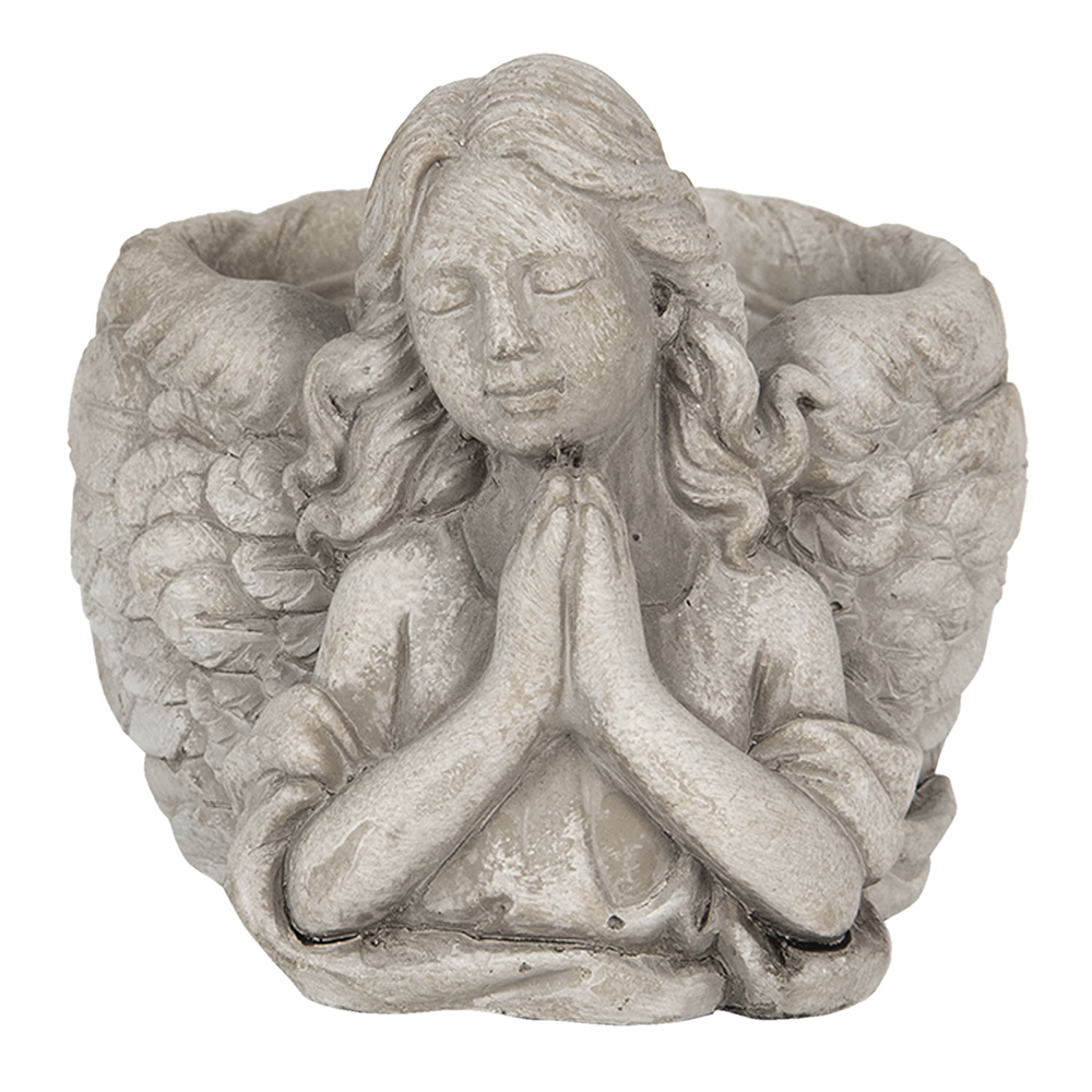 Bloempot engel 16x13x12 cm