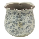 Blumentopf für Innen Grau Beige Ø 17x16 cm