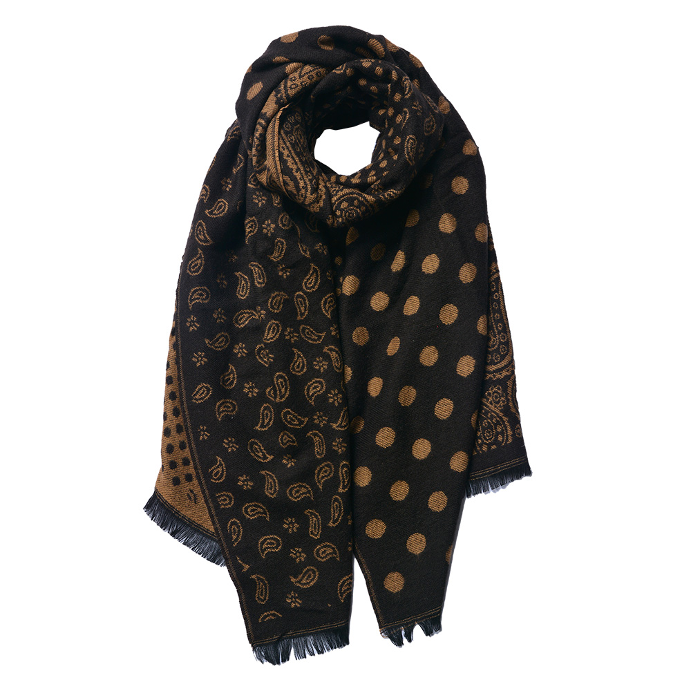 Scarf Women Brown 65x190 cm