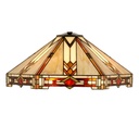 Lampshade Tiffany Beige Ø 50x25 cm