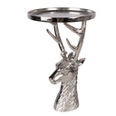 Bowl on base Silver colored Ø 25x38 cm