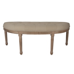 [50787] Canapé Marron Beige 125x41x48 cm