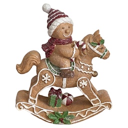 [6PR6428] Decoratie hobbelpaard 16x6x19 cm