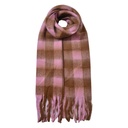 Foulard Donna Rosa Marrone 39x200 cm