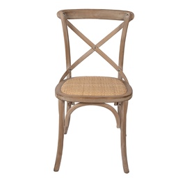[50792] Sedie da Cucina Marrone Beige 49x52x88 cm