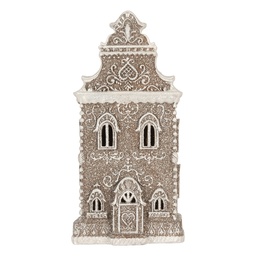 [6PR5808] Decoratie huis met LED 17x15x35 cm