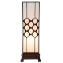 Lampada parete Tiffany Bianco 12x12x36 cm E14/max 1x25W
