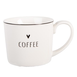 [BHSMU0002] Tasse Blanc Noir 12x8x7 cm / 275 ml