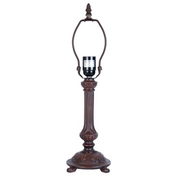 [5LL-5794] Lamp Base Table Lamp Tiffany Brown Ø 16x47 cm E27/max 1x60W