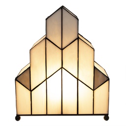 [5LL-6119] Wall Lamp Tiffany White 30x4x25 cm E14/max 1x40W