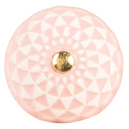 [66282] Pomello per Porta Rosa Beige Ø 4x3 cm / S3 cm