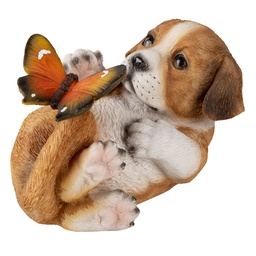 [6PR3363] Decoratie hond 14x9x10 cm