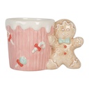 Mug Rose Marron 15x10x10 cm / 350 ml