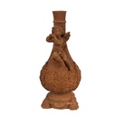 Bougeoir ange Marron 10x10x23 cm