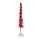Dekoration Weihnachtsbaum Rot Goldfarbig Ø 5x25 cm