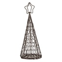 Weihnachtsdeko Weihnachtsbaum Braun Ø 13x32 cm
