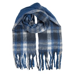 [JZSC0843] Scarf Women Blue 50x210 cm