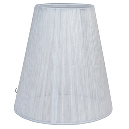 [6LAK0362W] Lampshade White Ø 14x15 cm / E14