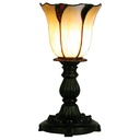 Wall Lamp Tiffany Beige, Brown Ø 16x32 cm E14/max 1x25W