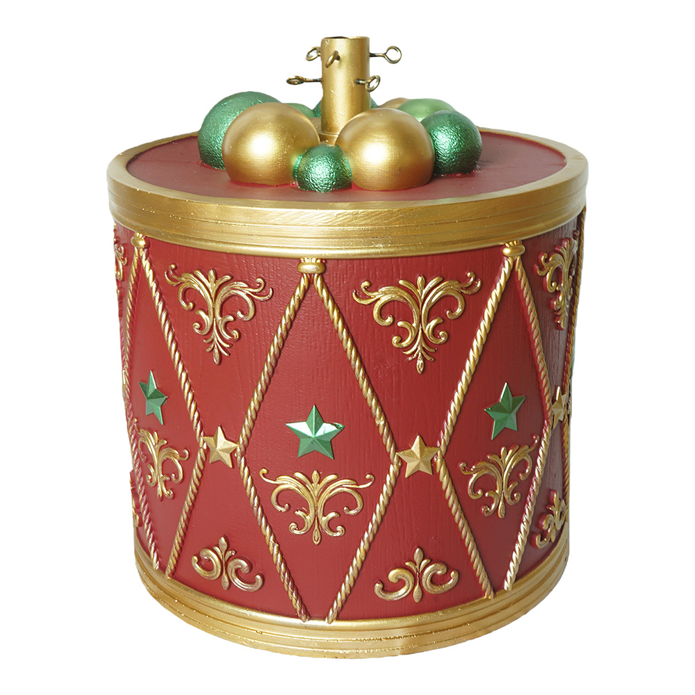 Supporto per l'albero di Natale Rosso Color oro Ø 37x41 cm