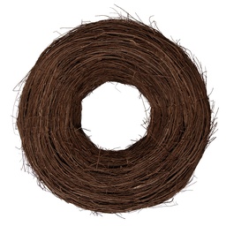 [5RO0103L] Decoration Garland Brown Ø 60x18 cm