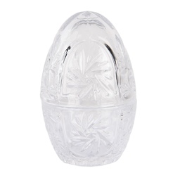 [6GL4928] Storage Jar with Lid Transparent Ø 8x12 cm
