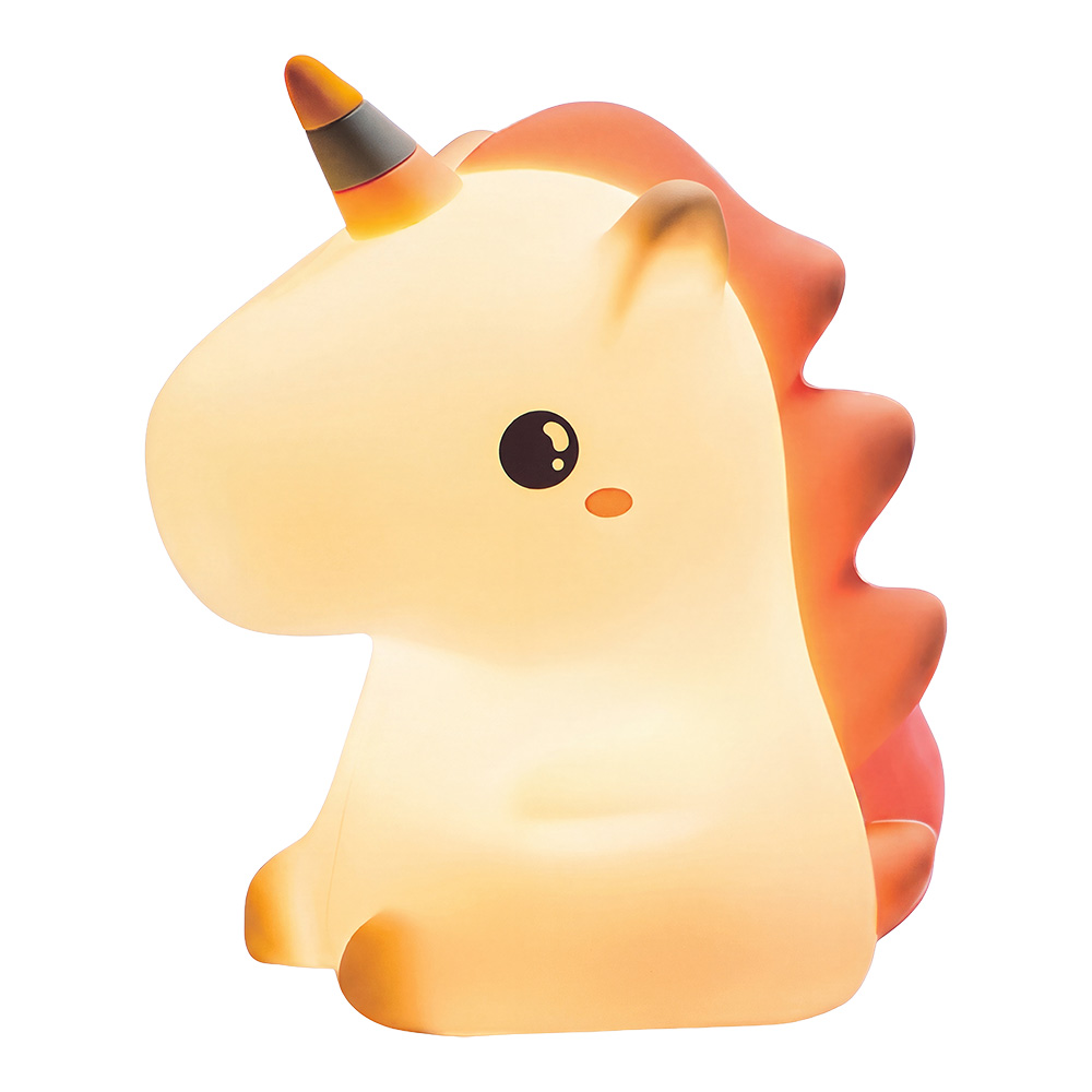 Veilleuse Licorne LED Jaune Marron