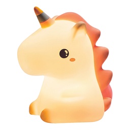 [6LMP823] Night light Unicorn LED Yellow Brown