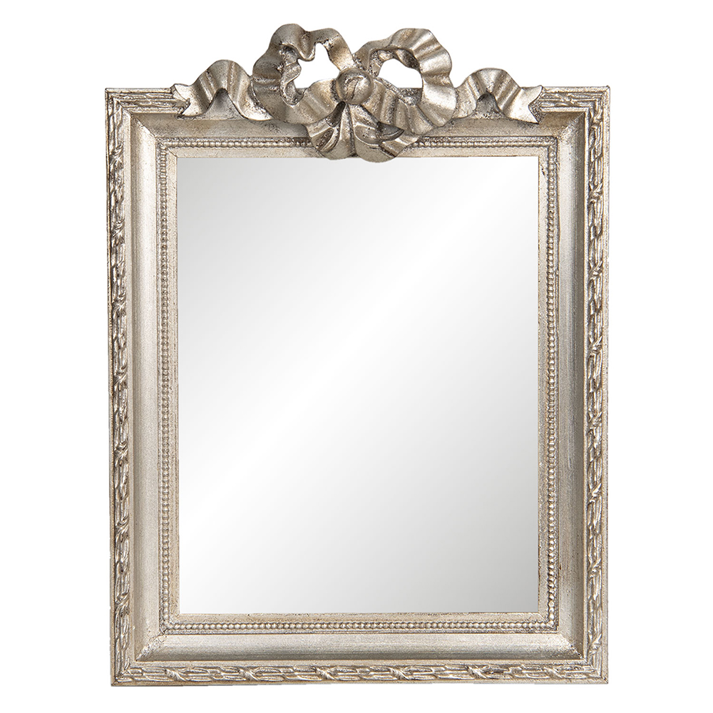 Specchio da Parete Argento 25x2x34 cm