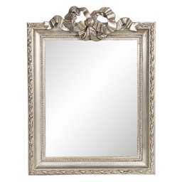 [62S193] Miroir mural Argent 25x2x34 cm