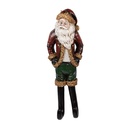 Decorazione da parete Babbo Natale Rosso Verde 13x7x39 cm