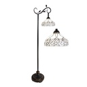 Lampada da Terra Tiffany Marrone 36x25x152 cm E27/max 1x60W