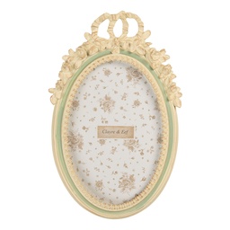 [2F1363S] Picture Frame Beige Green 13x3x20 cm / 10x15 cm