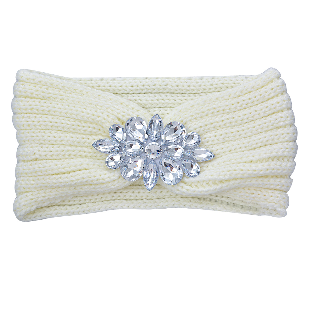 Bande de cheveaux 10x22 cm Blanc