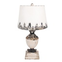 Lampada da tavolo Beige Marrone Ø 32x60 cm E27/max 1x60W
