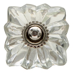 [64983] Türknopf Transparent 4x4x3 cm / S4 cm