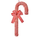 Décoration de Noël Pendentif Canne à sucre Rouge Blanc 12x4x36 cm