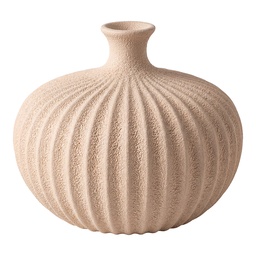 [6CE2510] Vase Beige Ø 17x21 cm