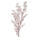 Decorative Artificial Branch with flowers Pink Green 6x6x110 cm