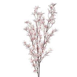 [5PL0167LP] Branche de décoration avec fleurs Rose Vert 6x6x110 cm