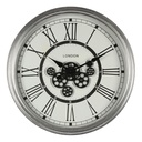 Wanduhr Silberfarbig Ø 60x10 cm / 1xAA / 1xC