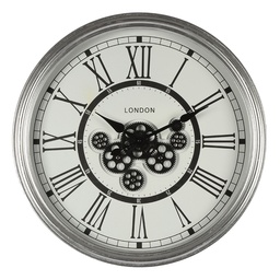 [5KL0203] Wandklok Ø 60x10 cm / 1xAA / 1xC