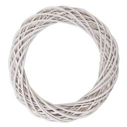 [6RO0600LW] Decoration Couronne Marron Ø 50x9 cm