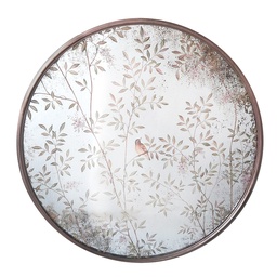 [52S314] Miroir Couleur cuivre Ø 80x3 cm