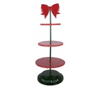 Étagère 3 niveaux Rouge Vert Ø 31x80 cm