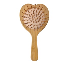 [JZHBR0001] Spazzola per Capelli con specchio Marrone 15x8x3 cm