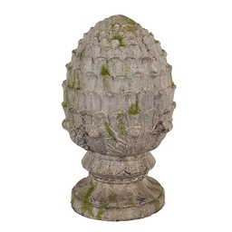 [6PR5710] Image de décoration pomme de pin Beige Ø 19x33 cm