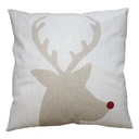 Federe Cuscini Beige Marrone 45x45 cm